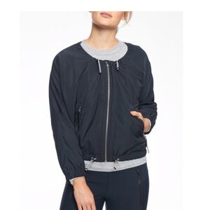 Athleta Women’s Navy Blue Chill Bomber Jacket